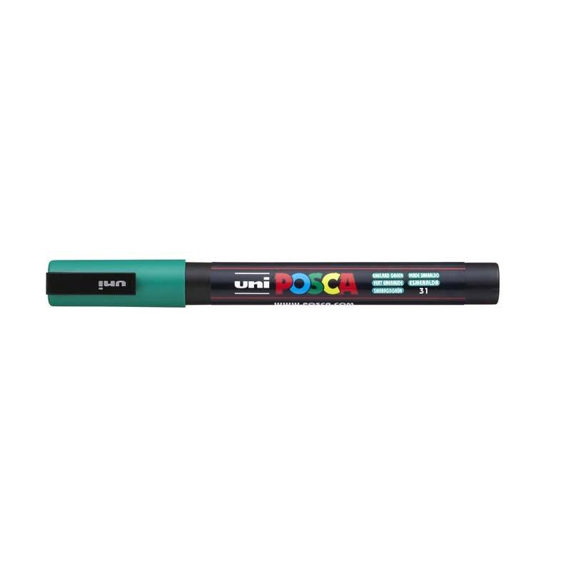 Posca PC-3M marker 0,9-1,3mm smaragdgrøn