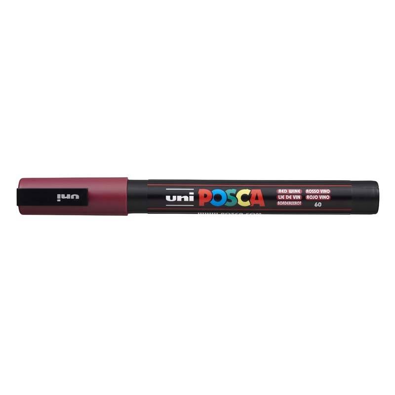 Posca PC-3M marker 0,9-1,3mm vinrød