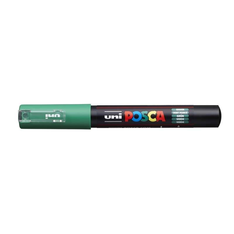 Posca PC-1M marker 0,7mm kegleformet grøn