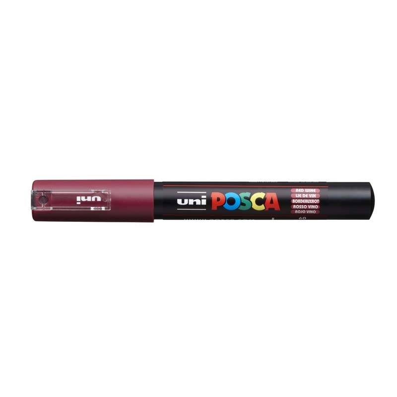 Posca PC-1M marker 0,7mm vinrød