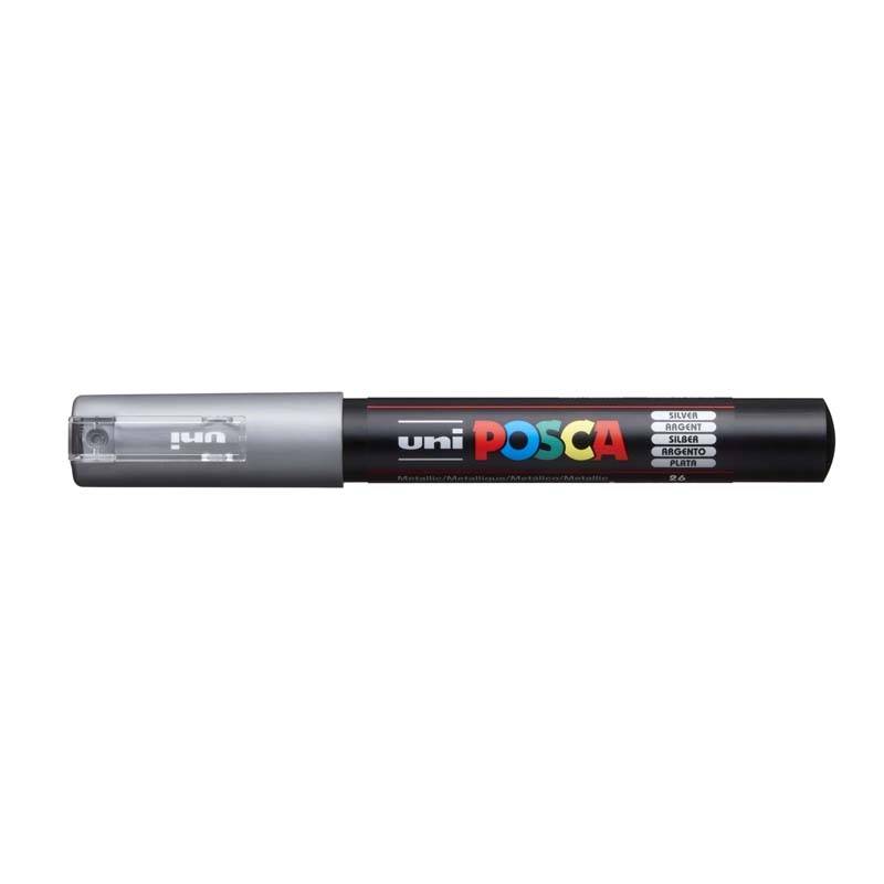 Posca PC-1M marker 0,7mm sølv