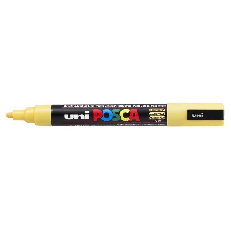 Posca PC-5M marker 1,8-2,5mm strågul