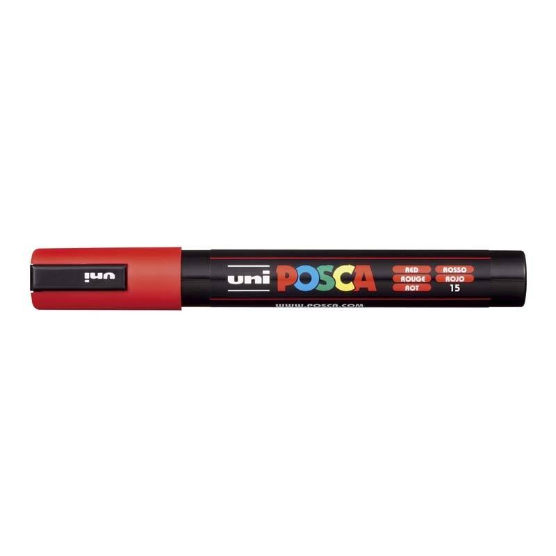 Posca PC-5M marker 1,8-2,5mm rød