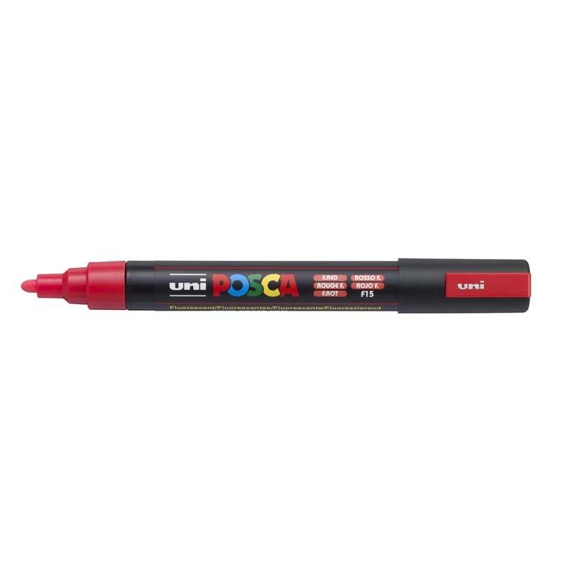 Posca PC-5M marker 1,8-2,5mm neon rød