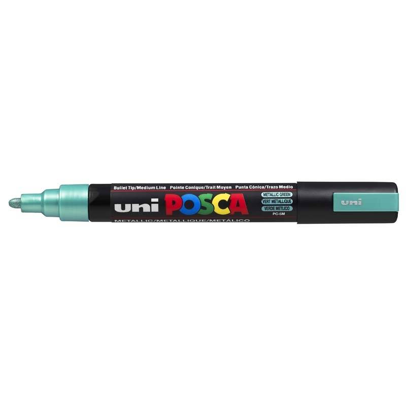 Posca PC-5M marker 1,8-2,5mm metal grøn