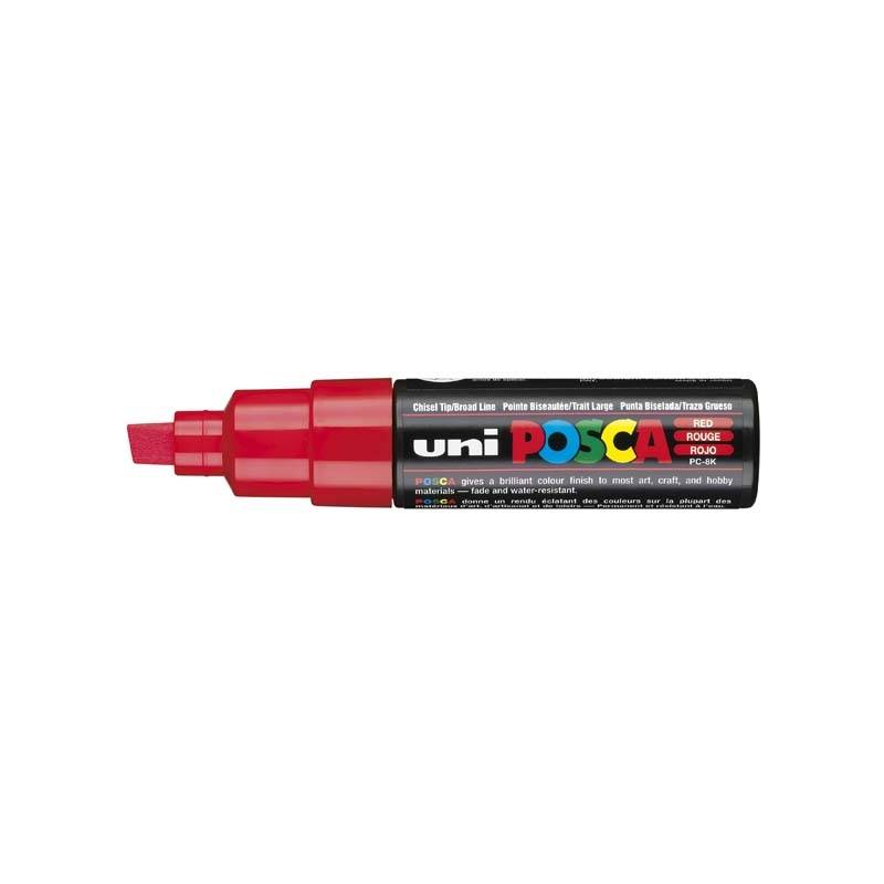 Posca PC-8K marker 8mm rød