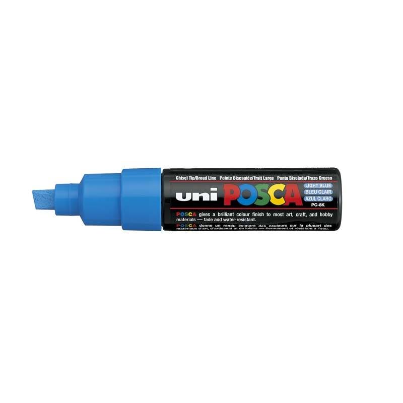 Posca PC-8K marker 8mm lys blå