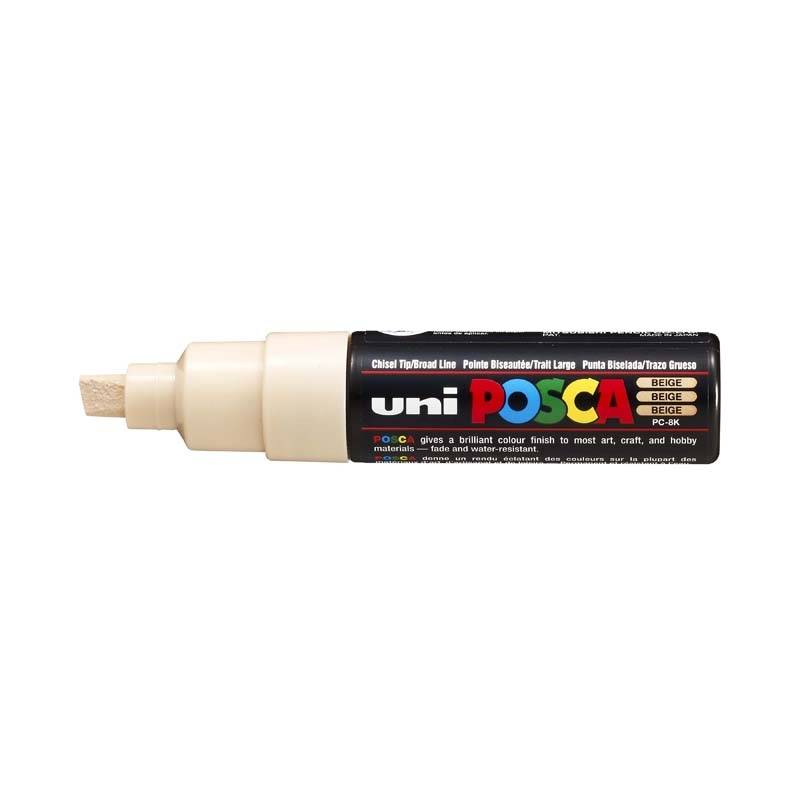 Posca PC-8K marker 8mm beige