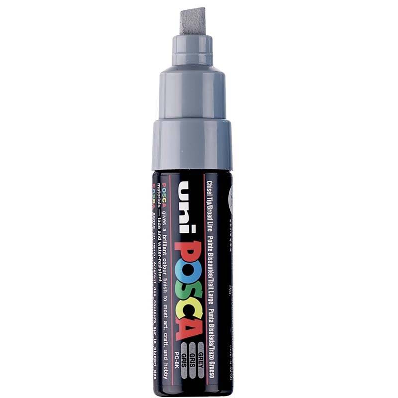 Posca PC-8K marker 8mm grå