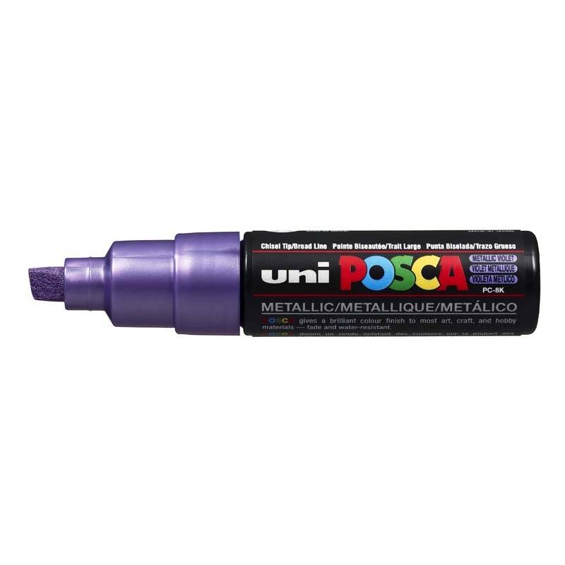 Posca PC-8K marker 8mm metallic violet