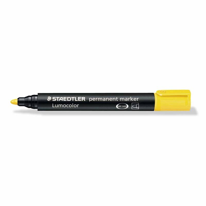 Staedtler Lumocolor 352-1 permanent marker 2mm gul
