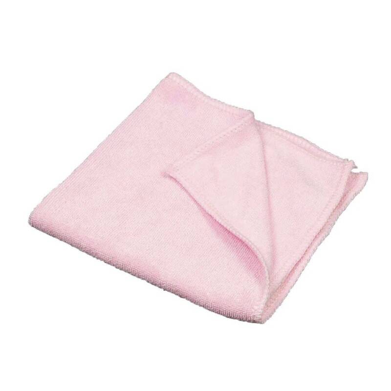 Microfiberklud 40x40cm OEKO-TEX mærket rød