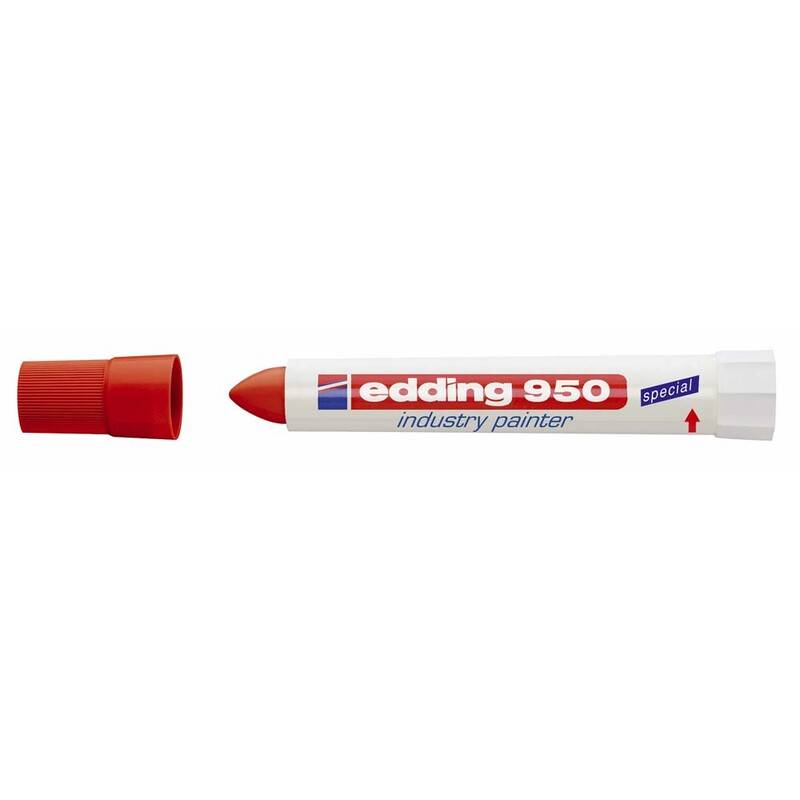 Edding 950 permanent marker 10mm rød