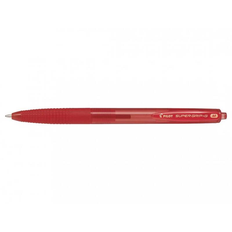 Pilot Super Grip G Medium kuglepen 1,0mm rød