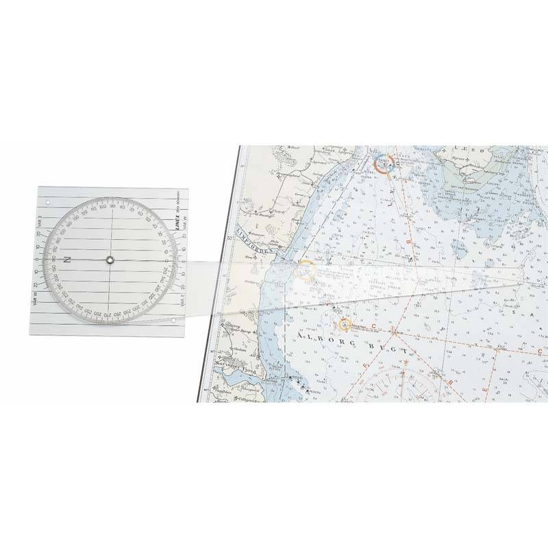 Linex 2810 nautisk plotter lineal med arm