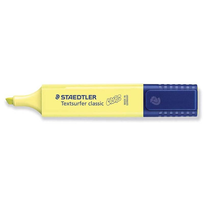 Staedtler Textsurfer Classic tekstmarker 364 pastel lys gul