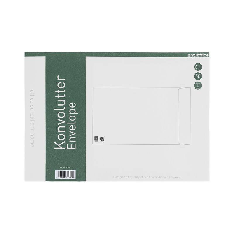 Office konvolutter C4P Peel & Seal 229x324mm - uden rude