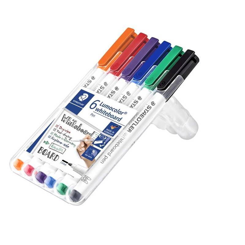 Staedtler Lumocolor 301 WP6 whiteboardmarker 1,0mm, sæt a 6 stk