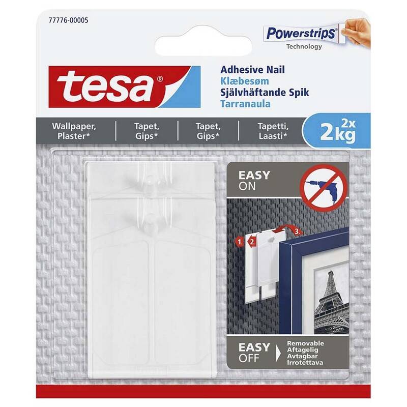 Tesa Klæbesøm t/tapet og gips 2kg 2stk/pak