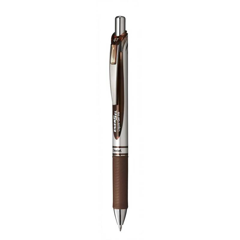 Pentel Energel BL77 rollerpen 0,7mm brun