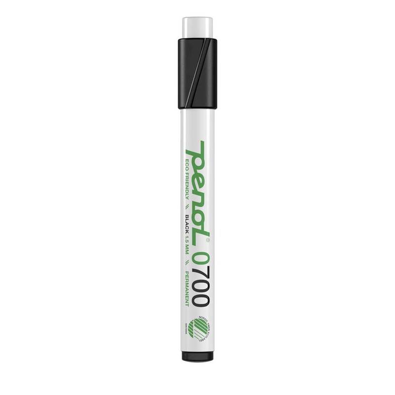 Penol marker 0700 1,5mm rund spids permanent sort