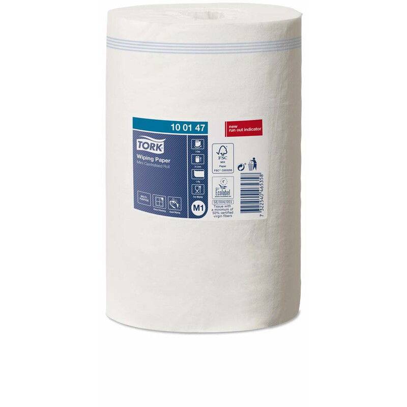 Tork Standard aft&oslash;rringspapir M1 Mini 1-lags 100147 hvid