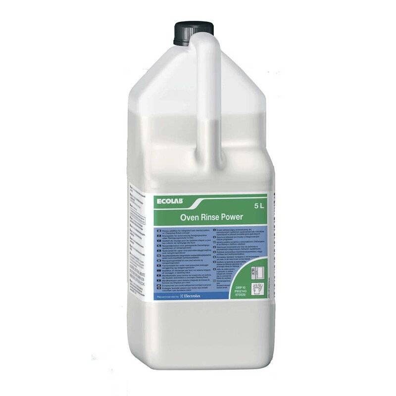 Ecolab skylle- & t&oslash;rremiddel t/ovn Oven Rinse Power 5 liter