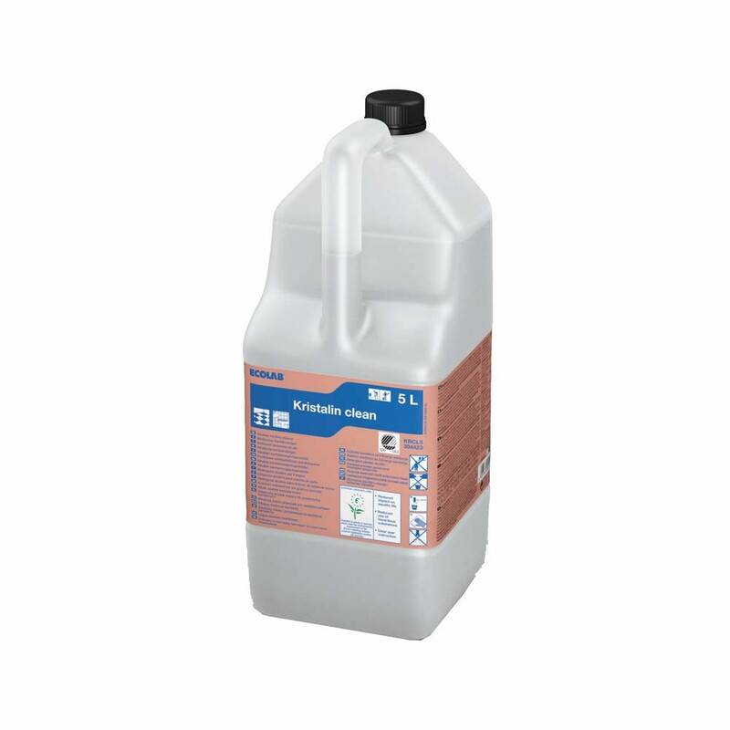 Ecolab Kristalin Clean sanitetsreng&oslash;ring 5 liter alkalisk/affedtende