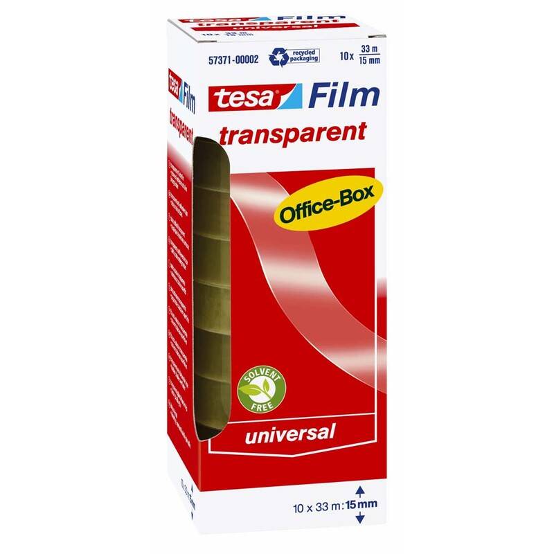 Tesa Tape kontortape 15mmx33m transparent