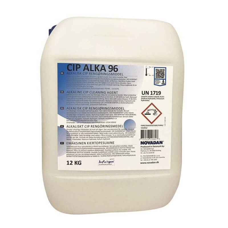 Novadan Grundrengøring Cip Alka 96 12 liter