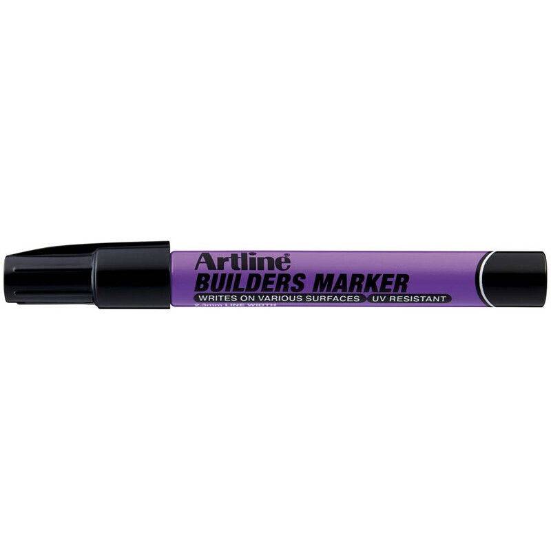 Artline builders marker EKPR-BDM 2,3 rund spids sort
