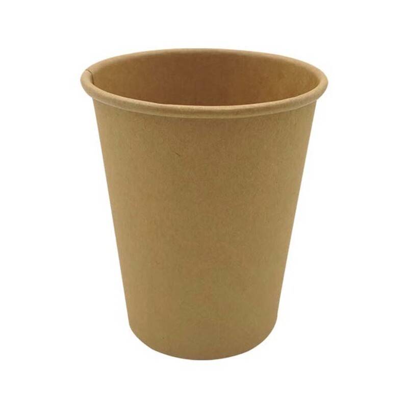 Kaffeb&aelig;ger Single Wlall pap &Oslash;80mm 25 cl F&oslash;devaregodkendt brun
