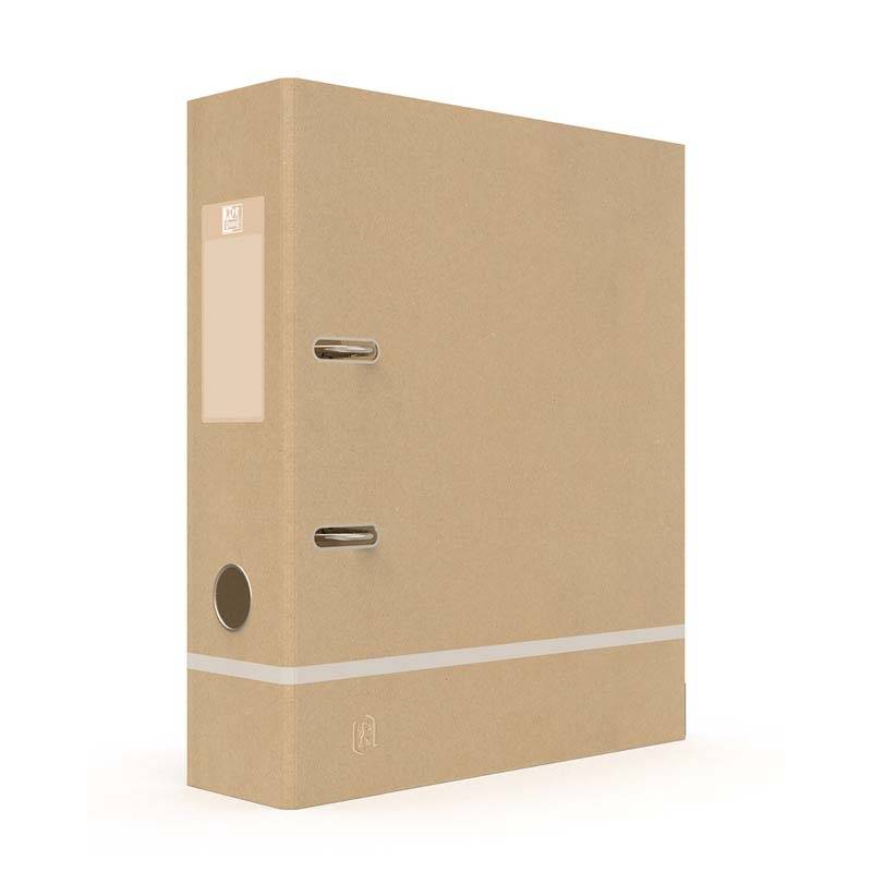 Oxford Touareg PEFC genbrugs brevordner A4 80mm beige