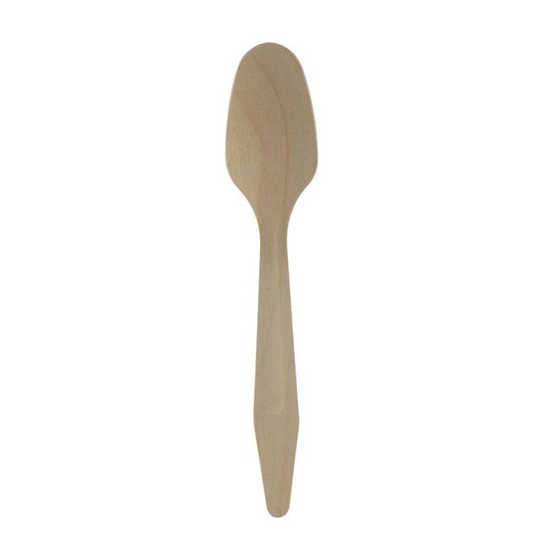 Træbestik Exclussiv spiseske 18,5cm voksbehandlet, 100 stk
