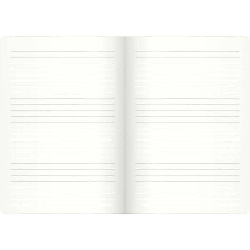 Mayland Notebook Deluxe B5 med l&aelig;deromslag sort