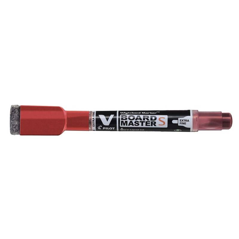 Pilot V-Board Master S Extra Fine 1.3mm stregbredde rød