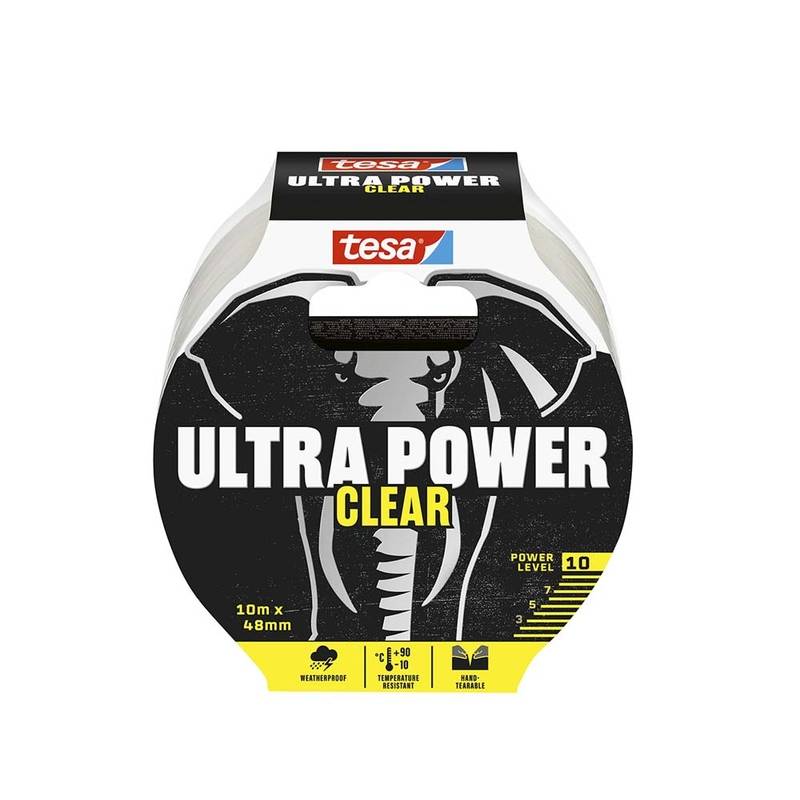 Tesa reparationstape Ultra Power clear 48mmx10m klar