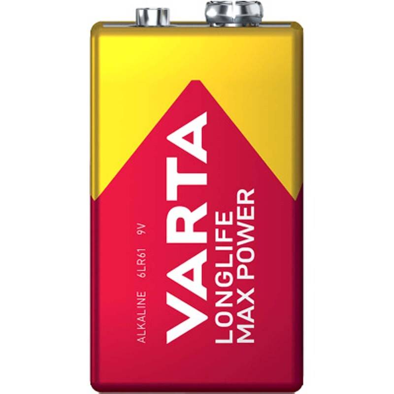 Varta Longlife Max Power 9V batteri