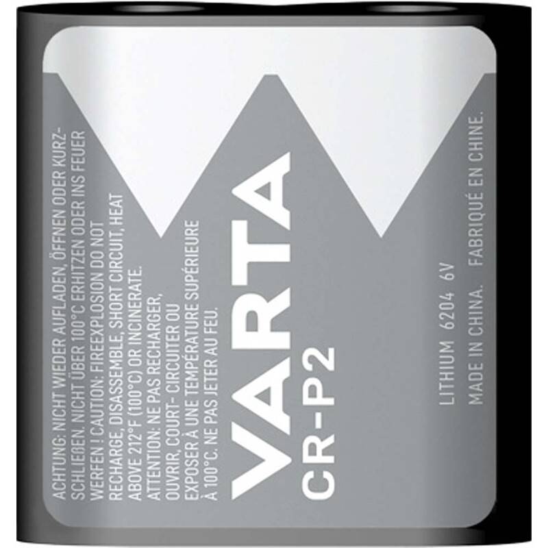 Varta Professional Lithium CR-P2 fotobatteri, 1 stk pakning