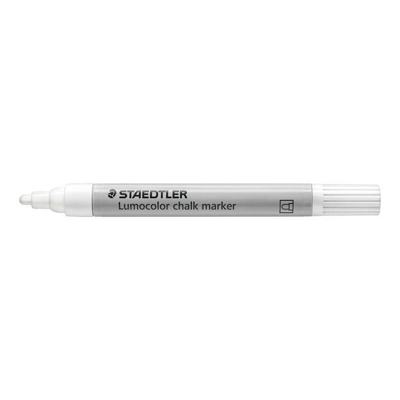 Lumocolor kridt marker 344-0 2,4mm hvid