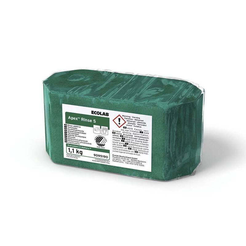Ecolab afsp&aelig;ndingsmiddel Apex Rinse S 1,1kg