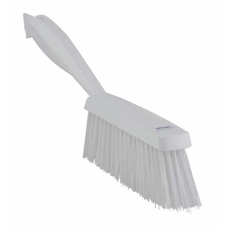 Vikan håndkost med medium børstehår 330mm hvid