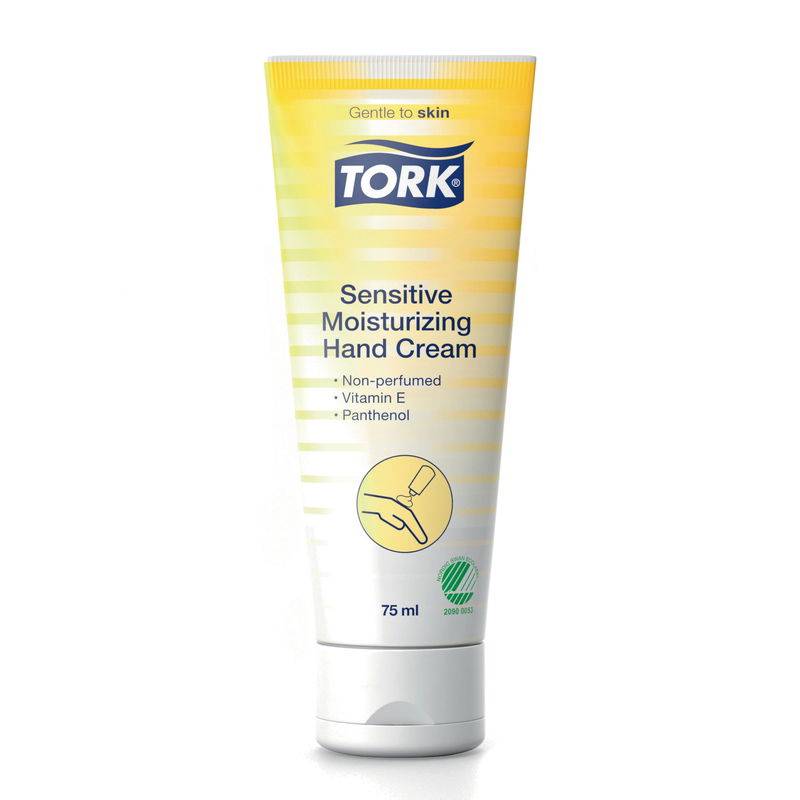 Tork h&aring;ndcreme sensitive 590210 Svanem&aelig;rket 75ml