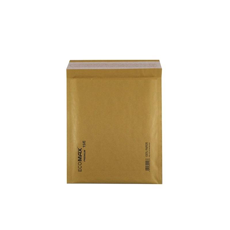 Ecomax 100% papir boblekonvolutter 240x285mm No. 15/E FSC brun