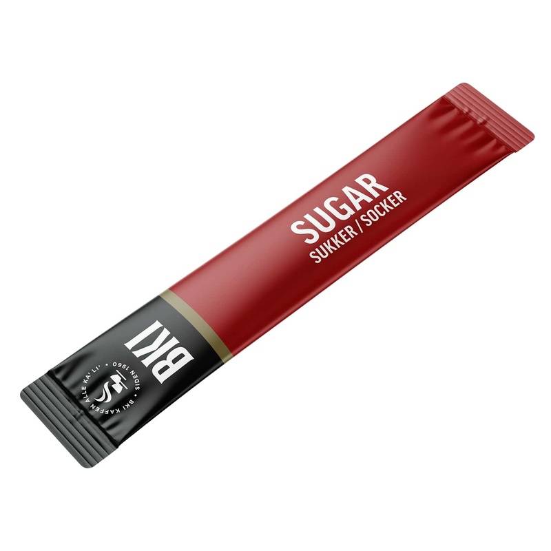 BKI sukkerstick 3g 1000 stk. pr. pakke