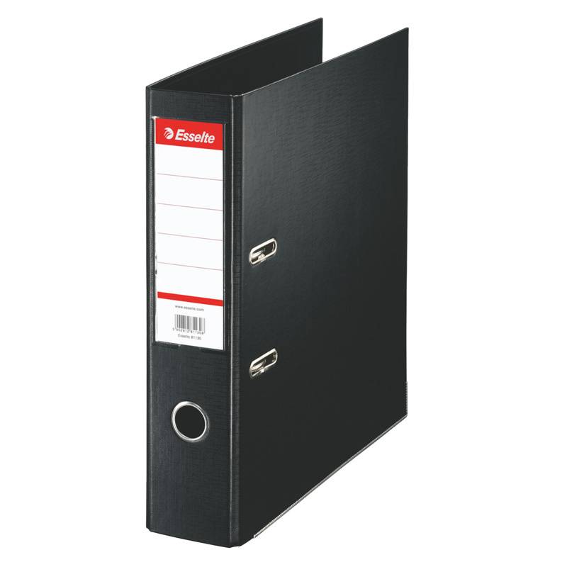 Esselte brevordner Standard A4 75mm sort