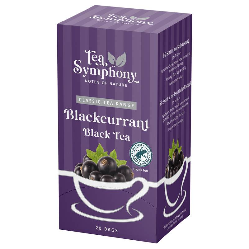BKI Symphony te Blackcurrant/blåbær Rainforest Alliance, 20 tebreve