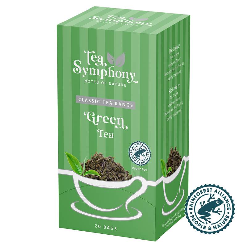 BKI Symphony te Grøn Tea Rainforest Alliance, 20 tebreve