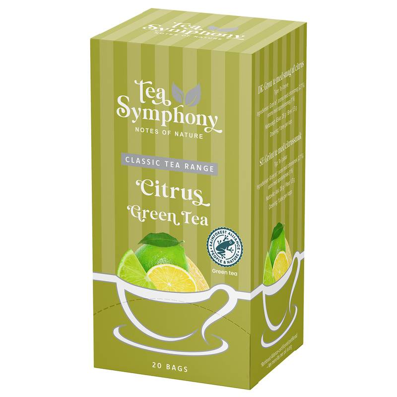 BKI Symphony te Citrus Green Tea Rainforest Alliance, 20 tebreve