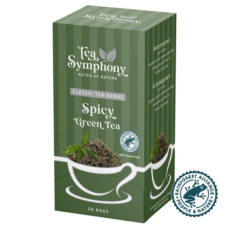 BKI Symphony te Spicy Green Tea Rainforest Alliance, 20 tebreve